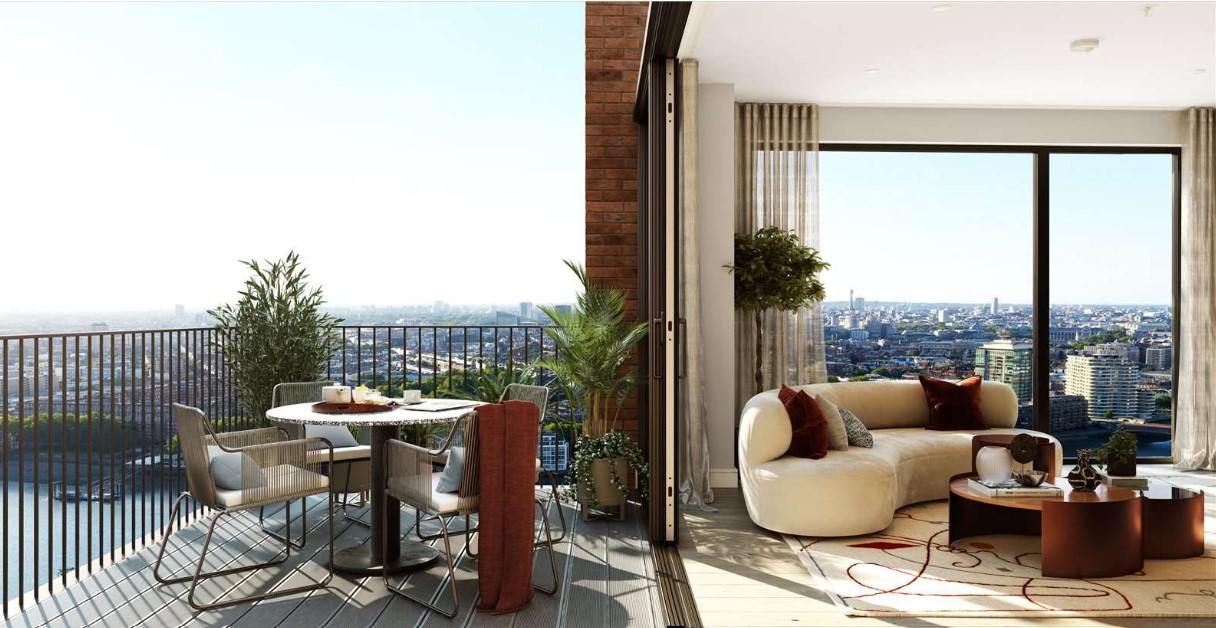 Embassy Gardens - Luxury Two Bedroom Apartment