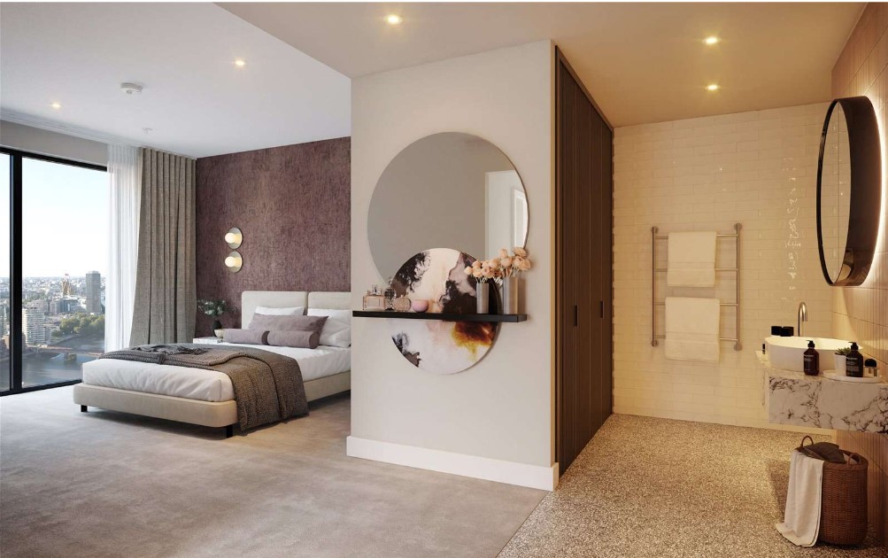 Embassy Gardens - Luxury Two Bedroom Apartment thumbnail 2