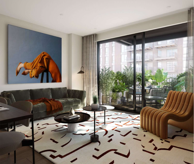 Embassy Gardens - Luxury Two Bedroom Apartment thumbnail 3